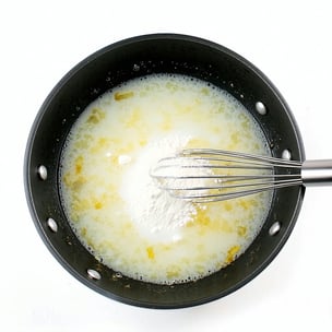 add flour to broth