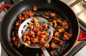 Dice and Cook Bacon