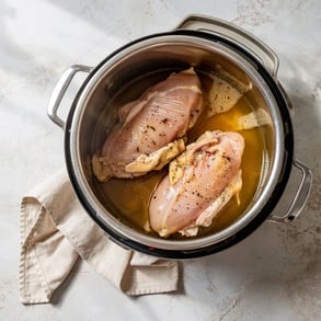 Chicken in pressure cooker