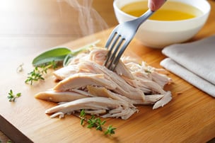 Shredded chicken